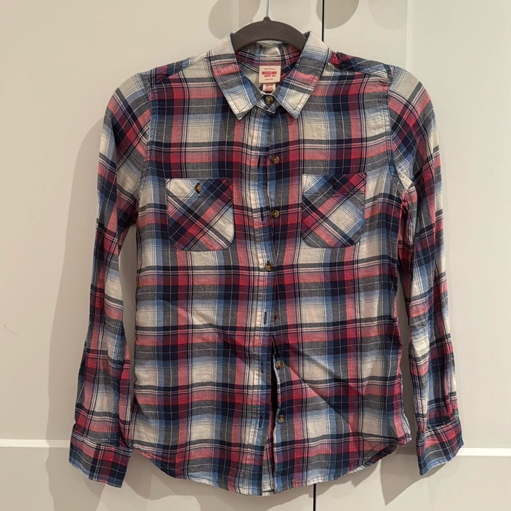 Extra small plaid, Mossimo supply company shirt